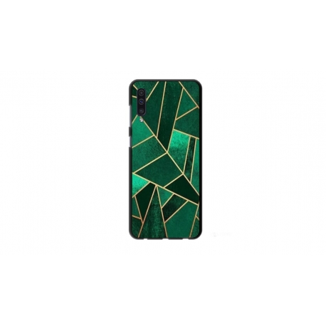 Husa personalizata tip carcasa HQPrint pentru Samsung Galaxy A70, model Emerald, multicolor, S1D1M0287