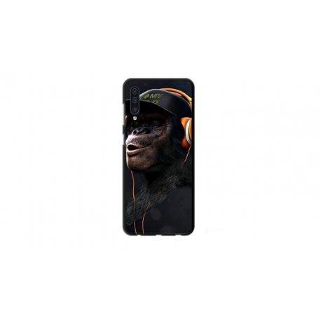 Husa personalizata tip carcasa HQPrint pentru Samsung Galaxy A70, model Monkey, multicolor, S1D1M0319