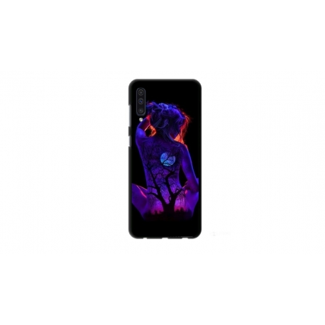 Husa personalizata tip carcasa HQPrint pentru Samsung Galaxy A70, model Colorful 8, multicolor, S1D1M0329