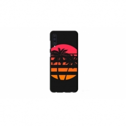 Husa personalizata tip carcasa HQPrint pentru Samsung Galaxy A70, model Beach View 3, multicolor, S1D1M0337