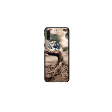 Husa personalizata tip carcasa HQPrint pentru Samsung Galaxy A70, model Abstract 4, multicolor, S1D1M0339