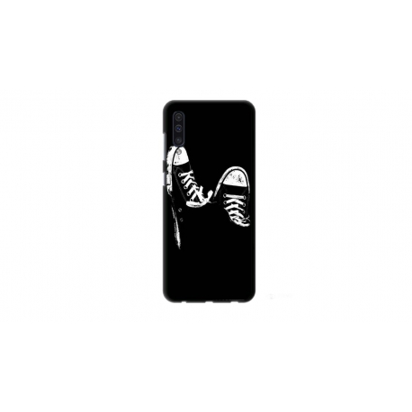 Husa personalizata tip carcasa HQPrint pentru Samsung Galaxy A70, model Sneakers, multicolor, S1D1M0381