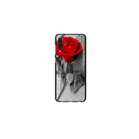 Husa personalizata tip carcasa HQPrint pentru Samsung Galaxy A70, model Rose, multicolor, S1D1M0384