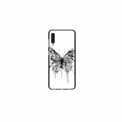 Husa personalizata tip carcasa HQPrint pentru Samsung Galaxy A50s, model Butterfly 3, multicolor, S1D1M0030