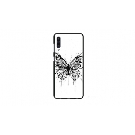 Husa personalizata tip carcasa HQPrint pentru Samsung Galaxy A50s, model Butterfly 3, multicolor, S1D1M0030