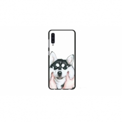 Husa personalizata tip carcasa HQPrint pentru Samsung Galaxy A50s, model Fluffy Dog, multicolor, S1D1M0033