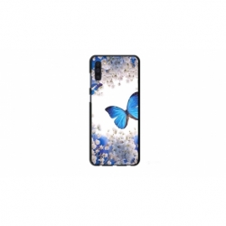 Husa personalizata tip carcasa HQPrint pentru Samsung Galaxy A50s, model Butterfly 4, multicolor, S1D1M0041