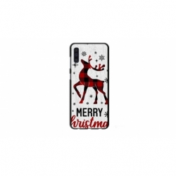 Husa personalizata tip carcasa HQPrint pentru Samsung Galaxy A50s, model Merry Christmas Reindeer 1, multicolor, S1D1M0049