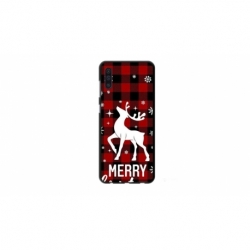 Husa personalizata tip carcasa HQPrint pentru Samsung Galaxy A50s, model Merry Christmas Reindeer 2, multicolor, S1D1M0050