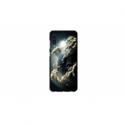 Husa personalizata tip carcasa HQPrint pentru Samsung Galaxy A50s, model Cloudy Earth, multicolor, S1D1M0067