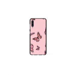 Husa personalizata tip carcasa HQPrint pentru Samsung Galaxy A50s, model Butterfly 7, multicolor, S1D1M0076