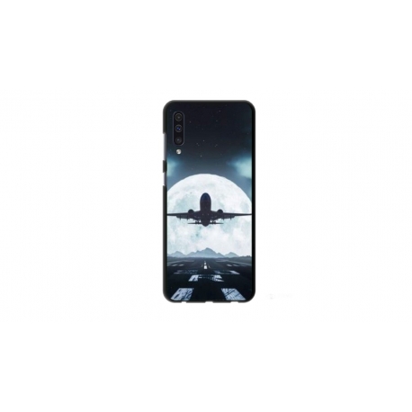 Husa personalizata tip carcasa HQPrint pentru Samsung Galaxy A50s, model Moon Landing, multicolor, S1D1M0077