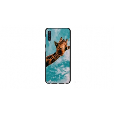 Husa personalizata tip carcasa HQPrint pentru Samsung Galaxy A50s, model Giraffe 2, multicolor, S1D1M0096