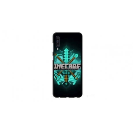 Husa personalizata tip carcasa HQPrint pentru Samsung Galaxy A50s, model Minecraft 2, multicolor, S1D1M0126