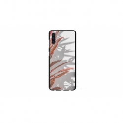 Husa personalizata tip carcasa HQPrint pentru Samsung Galaxy A50s, model Leaf Design 4, multicolor, S1D1M0155