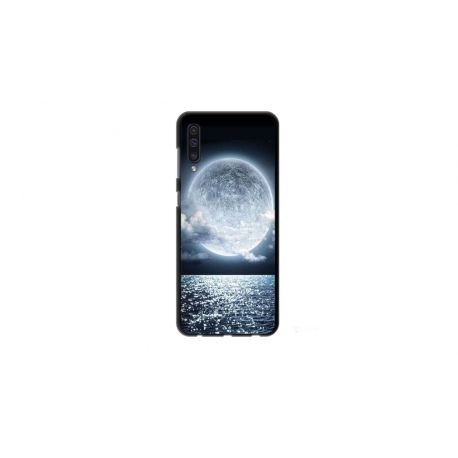 Husa personalizata tip carcasa HQPrint pentru Samsung Galaxy A50s, model Moon Sky, multicolor, S1D1M0228