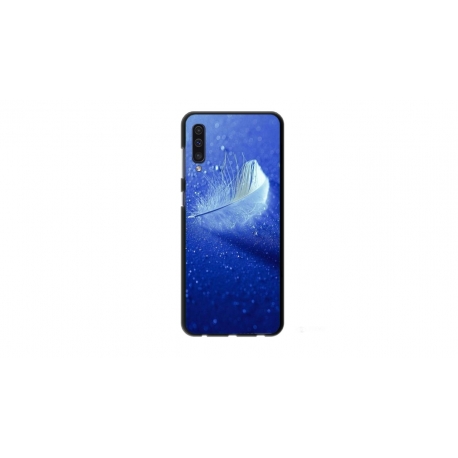 Husa personalizata tip carcasa HQPrint pentru Samsung Galaxy A50s, model Pana, multicolor, S1D1M0236
