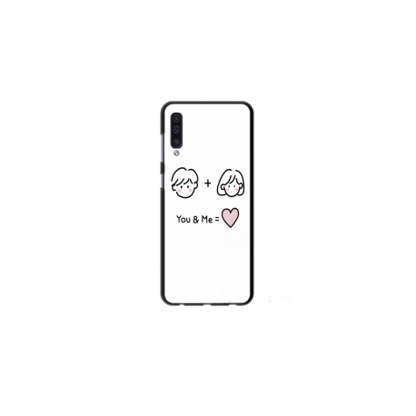 Husa personalizata tip carcasa HQPrint pentru Samsung Galaxy A50s, model You and Me, multicolor, S1D1M0274