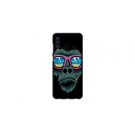 Husa personalizata tip carcasa HQPrint pentru Samsung Galaxy A50s, model Gorilla, multicolor, S1D1M0288