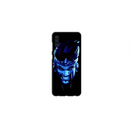 Husa personalizata tip carcasa HQPrint pentru Samsung Galaxy A50s, model Blue King, multicolor, S1D1M0305