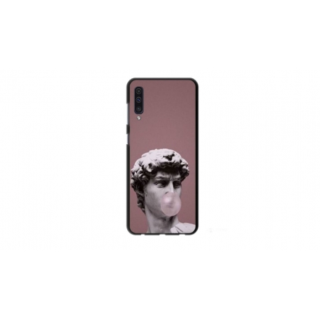 Husa personalizata tip carcasa HQPrint pentru Samsung Galaxy A50s, model Bubble Gum Statue, multicolor, S1D1M0317
