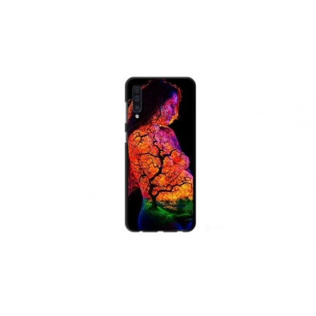 Husa personalizata tip carcasa HQPrint pentru Samsung Galaxy A50s, model Colorful 7, multicolor, S1D1M0324
