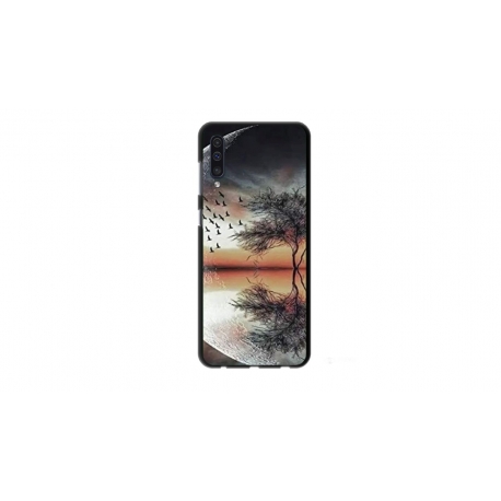 Husa personalizata tip carcasa HQPrint pentru Samsung Galaxy A50s, model Time Flies 3, multicolor, S1D1M0366