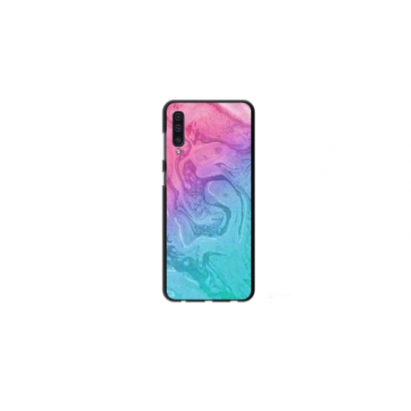 Husa personalizata tip carcasa HQPrint pentru Samsung Galaxy A50s, model Colorful Mess, multicolor, S1D1M0374