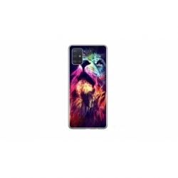 Husa personalizata tip carcasa HQPrint pentru Samsung Galaxy A51, model Celestial Lion, multicolor, S1D1M0002