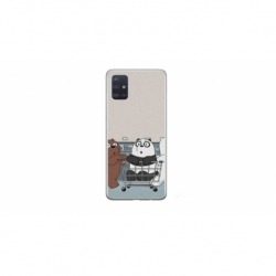 Husa personalizata tip carcasa HQPrint pentru Samsung Galaxy A51, model Bears 1, multicolor, S1D1M0003