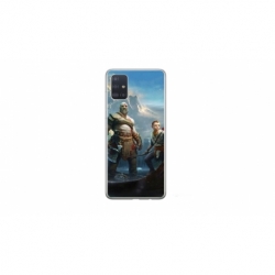 Husa personalizata tip carcasa HQPrint pentru Samsung Galaxy A51, model God of War 1, multicolor, S1D1M0008