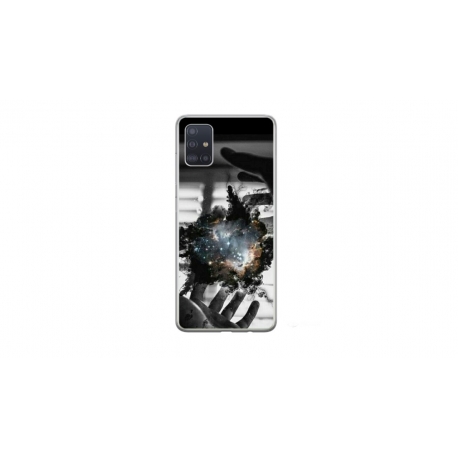 Husa personalizata tip carcasa HQPrint pentru Samsung Galaxy A51, model Dark Magic, multicolor, S1D1M0020
