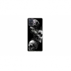 Husa personalizata tip carcasa HQPrint pentru Samsung Galaxy A51, model Skulls, multicolor, S1D1M0032