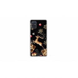 Husa personalizata tip carcasa HQPrint pentru Samsung Galaxy A51, model Reindeer 2, multicolor, S1D1M0052