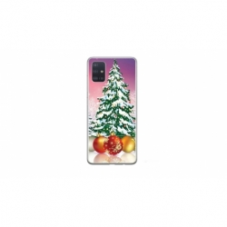 Husa personalizata tip carcasa HQPrint pentru Samsung Galaxy A51, model Christmas Tree 1, multicolor, S1D1M0057