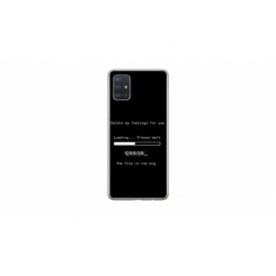 Husa personalizata tip carcasa HQPrint pentru Samsung Galaxy A51, model Delete Feelings, multicolor, S1D1M0069