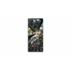 Husa personalizata tip carcasa HQPrint pentru Samsung Galaxy A51, model Tree perspective, multicolor, S1D1M0079