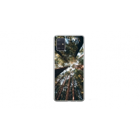 Husa personalizata tip carcasa HQPrint pentru Samsung Galaxy A51, model Tree perspective, multicolor, S1D1M0079