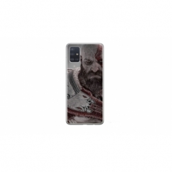 Husa personalizata tip carcasa HQPrint pentru Samsung Galaxy A51, model God of War 2, multicolor, S1D1M0081