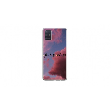 Husa personalizata tip carcasa HQPrint pentru Samsung Galaxy A51, model FRIENDS 2, multicolor, S1D1M0082