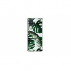 Husa personalizata tip carcasa HQPrint pentru Samsung Galaxy A51, model Leaf Design 3, multicolor, S1D1M0088