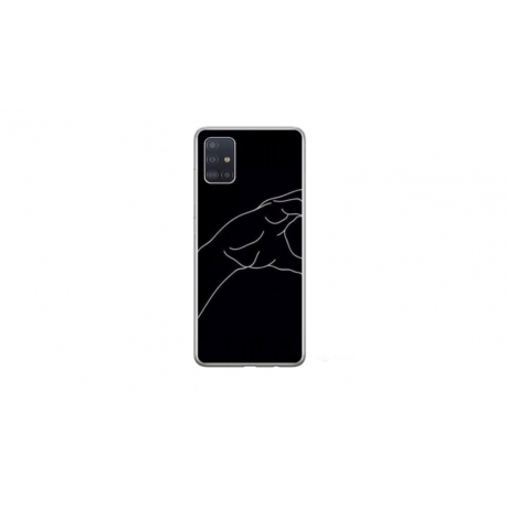 Husa personalizata tip carcasa HQPrint pentru Samsung Galaxy A51, model Forever and Always 1, multicolor, S1D1M0094