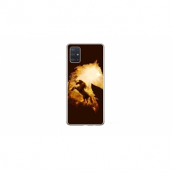 Husa personalizata tip carcasa HQPrint pentru Samsung Galaxy A51, model Horse 1, multicolor, S1D1M0098
