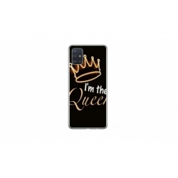 Husa personalizata tip carcasa HQPrint pentru Samsung Galaxy A51, model Im the Queen, multicolor, S1D1M0101