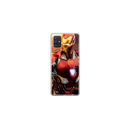 Husa personalizata tip carcasa HQPrint pentru Samsung Galaxy A51, model Iron Man 1, multicolor, S1D1M0102