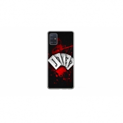 Husa personalizata tip carcasa HQPrint pentru Samsung Galaxy A51, model Joker 1, multicolor, S1D1M0106