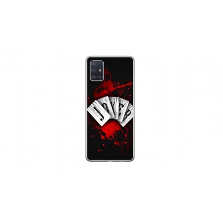 Husa personalizata tip carcasa HQPrint pentru Samsung Galaxy A51, model Joker 1, multicolor, S1D1M0106