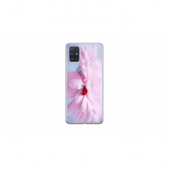 Husa personalizata tip carcasa HQPrint pentru Samsung Galaxy A51, model Flowers 5, multicolor, S1D1M0114
