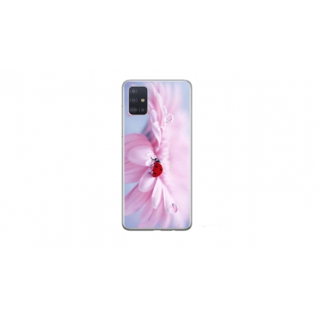 Husa personalizata tip carcasa HQPrint pentru Samsung Galaxy A51, model Flowers 5, multicolor, S1D1M0114