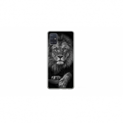 Husa personalizata tip carcasa HQPrint pentru Samsung Galaxy A51, model Lion 2, multicolor, S1D1M0117